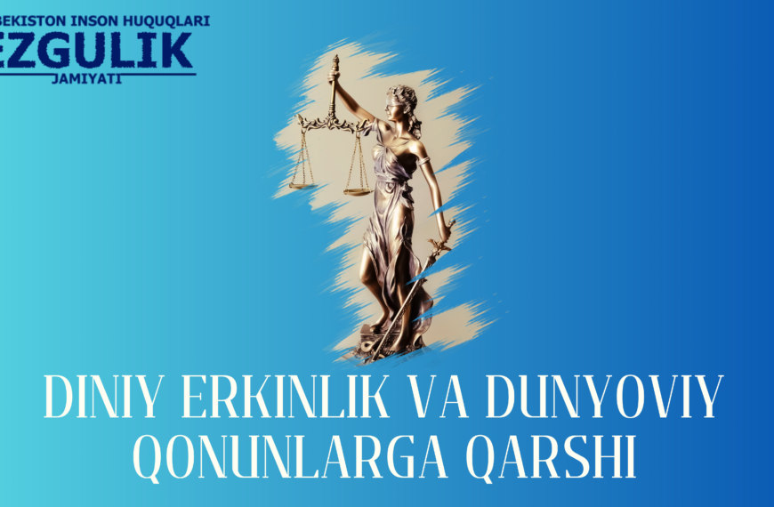 Din erkinligi huquqi va dunyoviy qonunlar